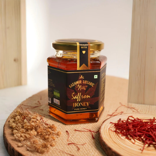 kesar infused honey